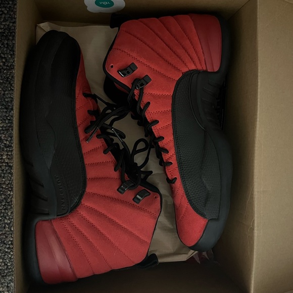 Air Jordan 12 Retro, VARSITY RED/BLACK, Men’s US size 10 NEVER WORN. BRAND NEW. - Picture 7 of 7